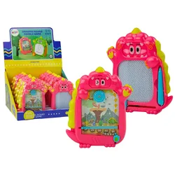 Zeichenbrett-Taschenspiel 2in1 Rosa Dinosaurier