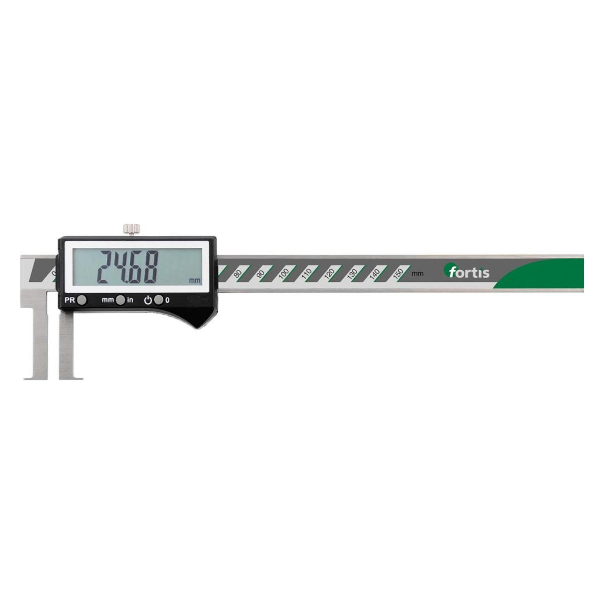 Fortis Messschieber Nuten digital 35-200/0,01mm (20 cm) (4317784737678)