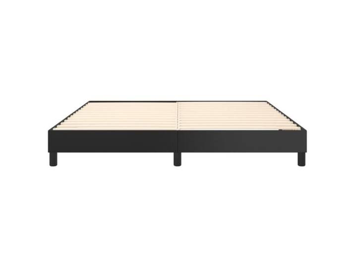 Sommier à ressorts de lit Noir 180x200 cm Similicuir Mothinessto LY0412 - Contemporain - Design - A ressorts