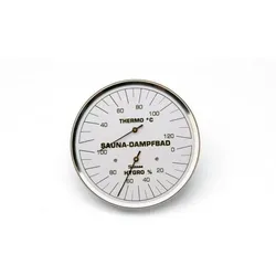 Dampfbadklimamesser 130 mm - mit Flansch