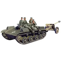 Mini art German Artillery Tractor T-60 (r) w/PaK40 Gun & Crew