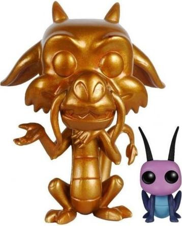 Funko Pop Culture Disney Mulan, Mushu & Cricket Bobble Head metalen figuur