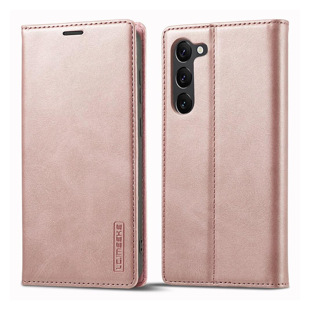 Cover-Discount Galaxy S23+ - Stand Flip Case Hülle rosa (Samsung Galaxy S23+) (660122596A)