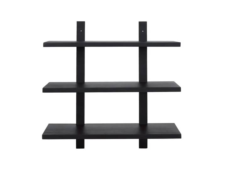 House Doctor Set Regal 75x75 cm Schwarz