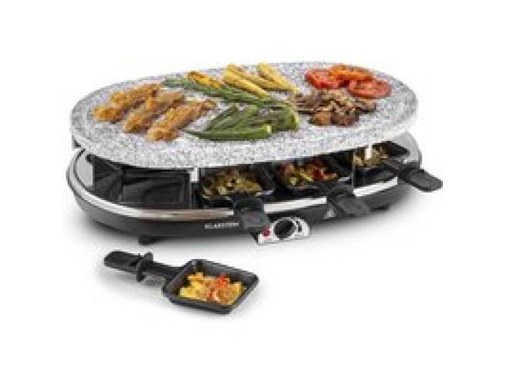 Klarstein Steaklette Raclette 1500 W 3 plaques interchangeables plaque en pierre pour 8 personnes