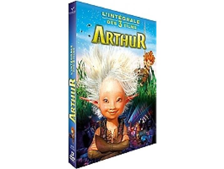 coffret Arthur 3 films : Arthur et les Minimoys ; la vengeance de Maltazard ; la guerre des deux mondes