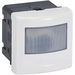 Legrand 078459A MOSAIC 2-Leiter Bewegungsmelder mit Handschalter, 170°, 100W LED, Ultraweiß