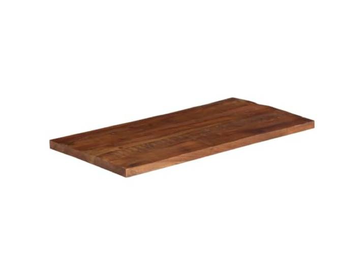 NKOPPFG Tischplatte 120x70x2,5 cm Rechteckig Massiv Altholz Rustikales Design, Vielseitig Kombinierbar, Leicht zu Reinigen, Handgefertigt