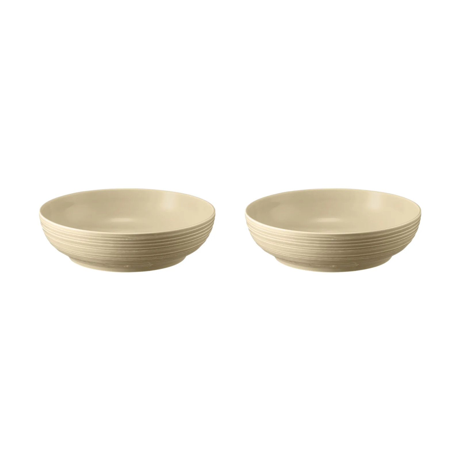 Seltmann Weiden Terra schaal 2-pack Sand Beige Ø 25,5 cm