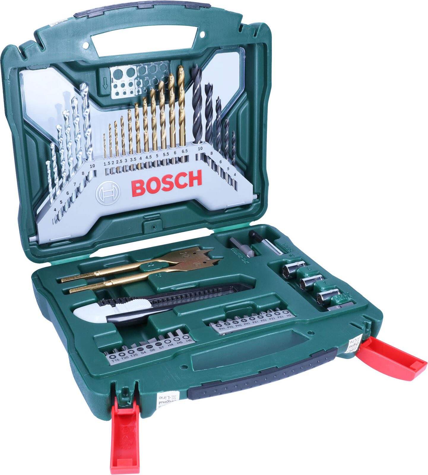 BOSCH Bohrer- und Bit-Set 50-teilig 2607019327