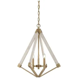 Elstead Lighting, Kronleuchter, View Point Kronleuchter E14 3-fach Verwittertes Messing (48.70 cm)