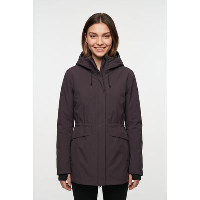 Funktionsjacke KILLTEC "KOW 24 WMN JCKT", Damen, Gr. 50, ebenholz, Web, Obermaterial: 100% Polyester. Futter: 100% Polyester, Bündchen mit Daumenlöchern, Jacken Funktionsjacke, wasserdicht, winddicht, atmungsaktiv, mit Kapuze