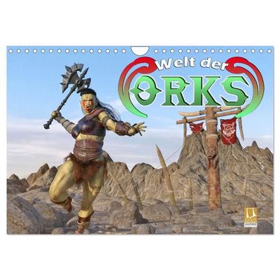 Welt der Orks (Wandkalender 2027 DIN A4 quer), CALVENDO Monatskalender