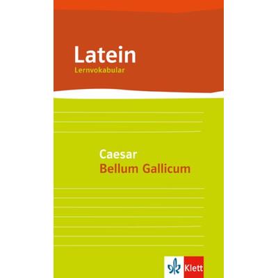 Lernvokabular zu Caesar 'Bellum Gallicum'; Geheftet von Gottfried Bloch, Klett Schulbuchverlag