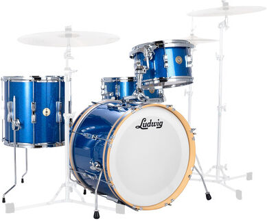 Ludwig "Continental Club 20" Blue Spkl" Blue Sparkle