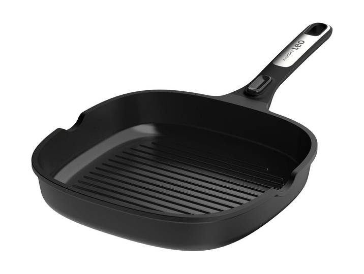 Grillpfanne BERGHOFF Leo Phantom 26 cm , schwarz, Ø:26cm, Pfannen, Grillpfanne