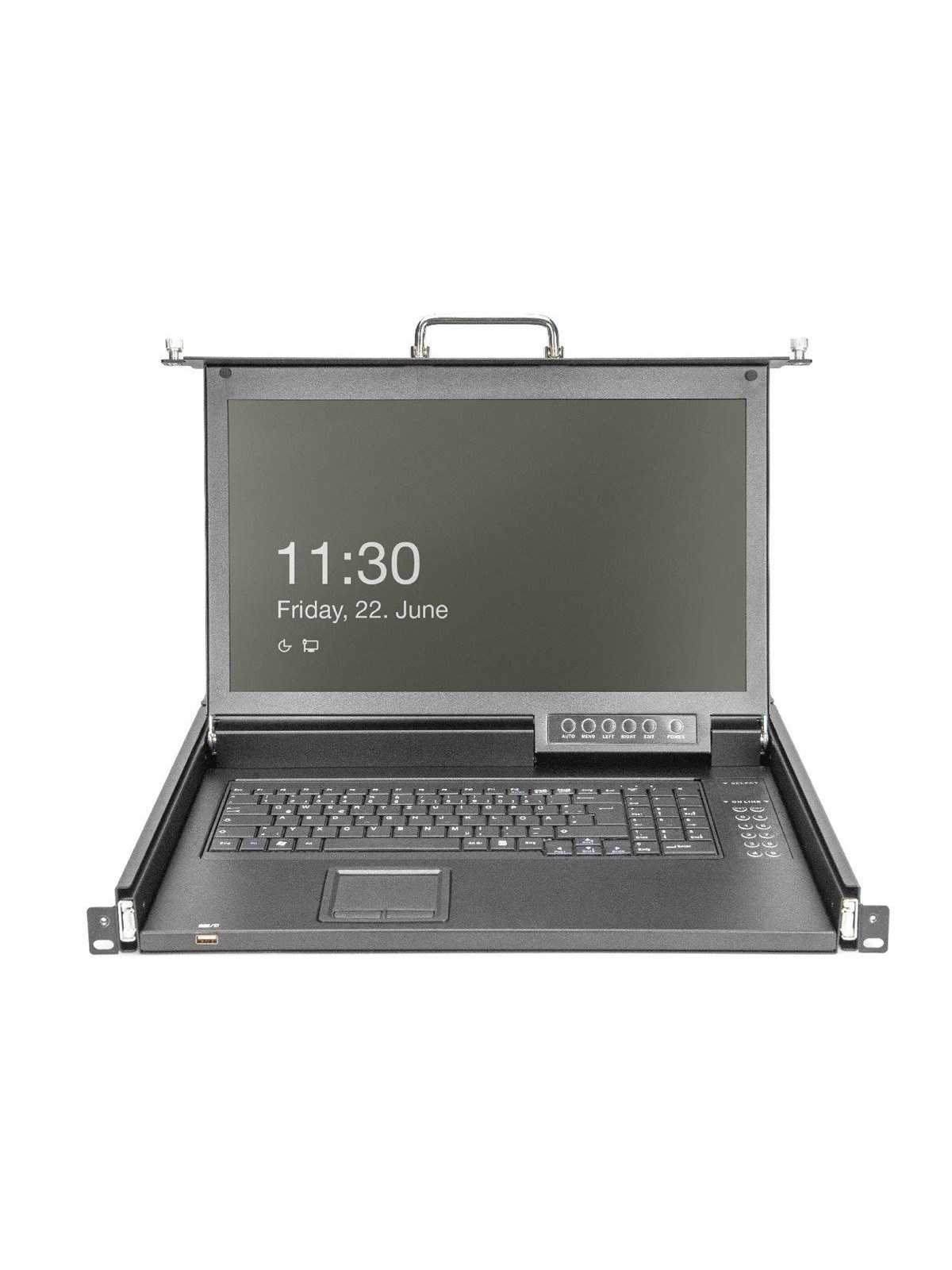 DIGITUS KVM console - Full HD (1080p) - 17"