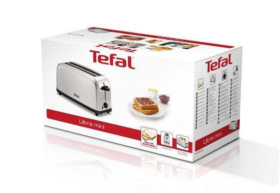 Tefal TL330D broodrooster, 2 sneden, roestvrij staal, zilver