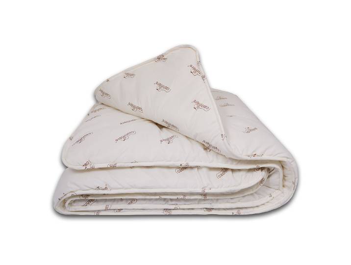 Couette Cachemire 240 x 700cm Beige Polyester/Percale