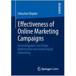 Effectiveness of Online Marketing Campaigns, Fachbücher von Sebastian Klapdor