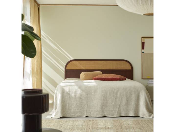 Bett-Kopfteil Hector aus Mindiholz, 170 cm - Braun
