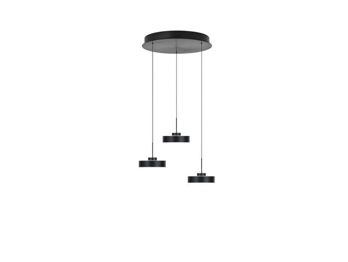 Hell Led-Hängeleuchte Spencer, Anthrazit, Metall, rund, 30-200 cm, Lampen & Leuchten, Innenbeleuchtung, Hängeleuchten, Pendelleuchten