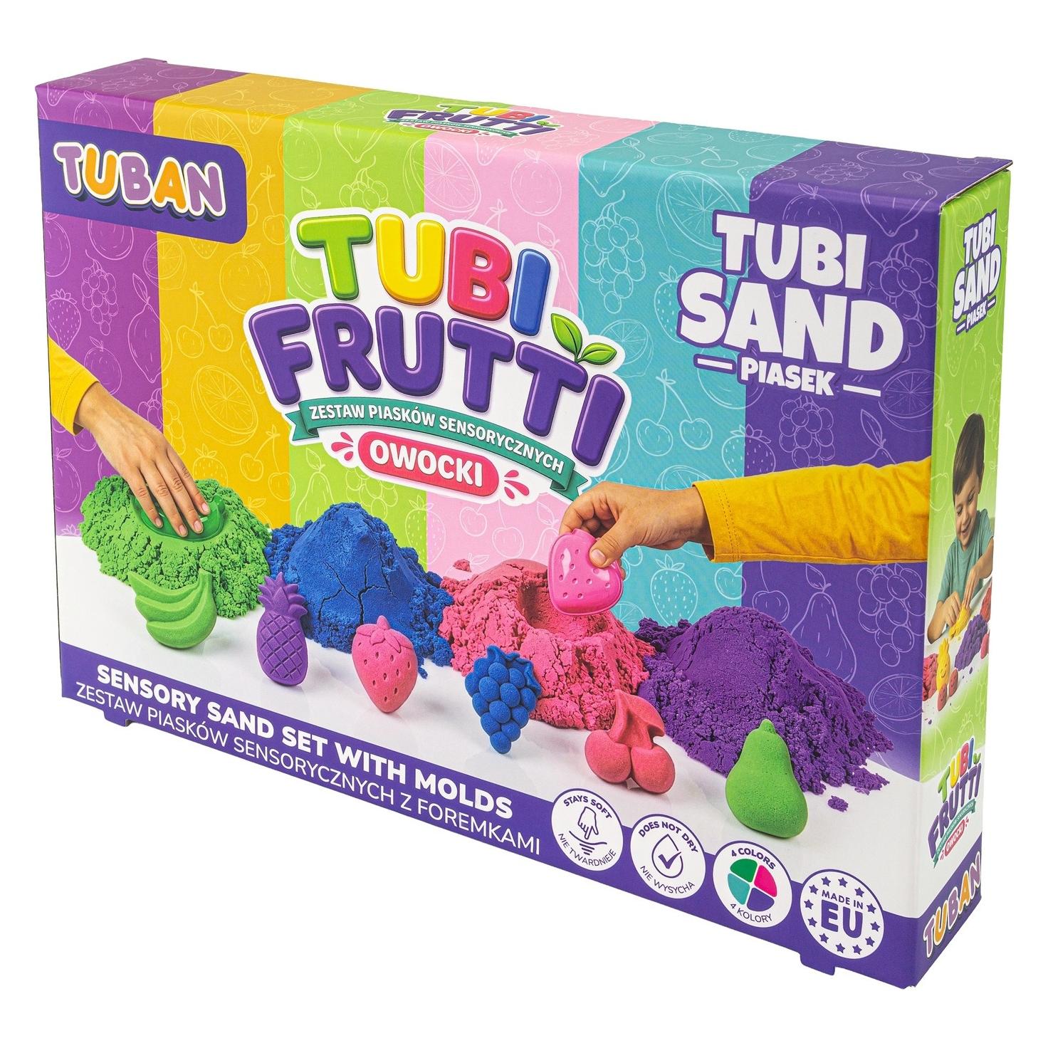 Tuban Piasek sensoryczny - Zestaw Tubi Frutti (TU3898)