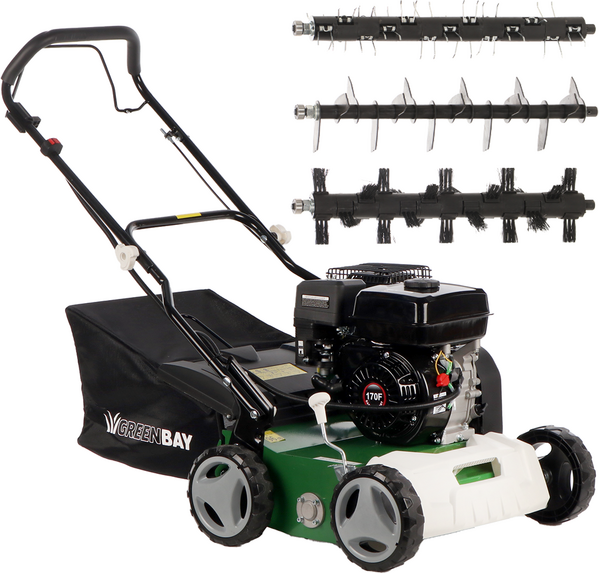 GreenBay PS 700-25 kit brosse - Scarificateur thermique polyvalent - Balayeuse
