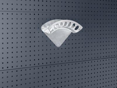 Bott Lochplatten-Schlauchhalter Perfo X, B 415 x T 190 x H 305 mm, Aluminium-Druckguss, grau