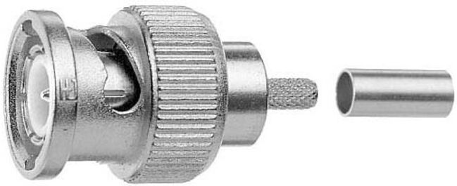 Telegärtner Connecteur câble BNC droit.cr/crRG58 100027459 (100027459)