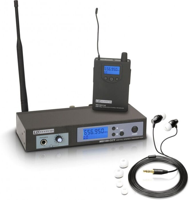 LD Systems Mei100g2b6 In-Ear Monitoring Drahtlos Band 6 655 - 679 Mhz
