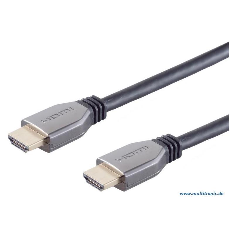 Brackton 10K Ultra High Speed HDMI 2.1 Kabel Metallstecker 5.0m St/St Auflösung bis zu: 10K (120Hz), 8K (1... (5 m) (HD10-FKB-0500.B)