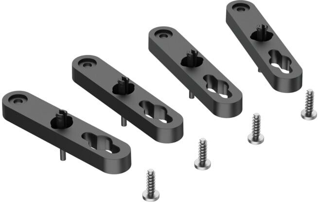 Spelsberg Attache de fixation extérieure GEOS ABL-10 20 x 10 x 95 mm noir Set 4x (72002001)