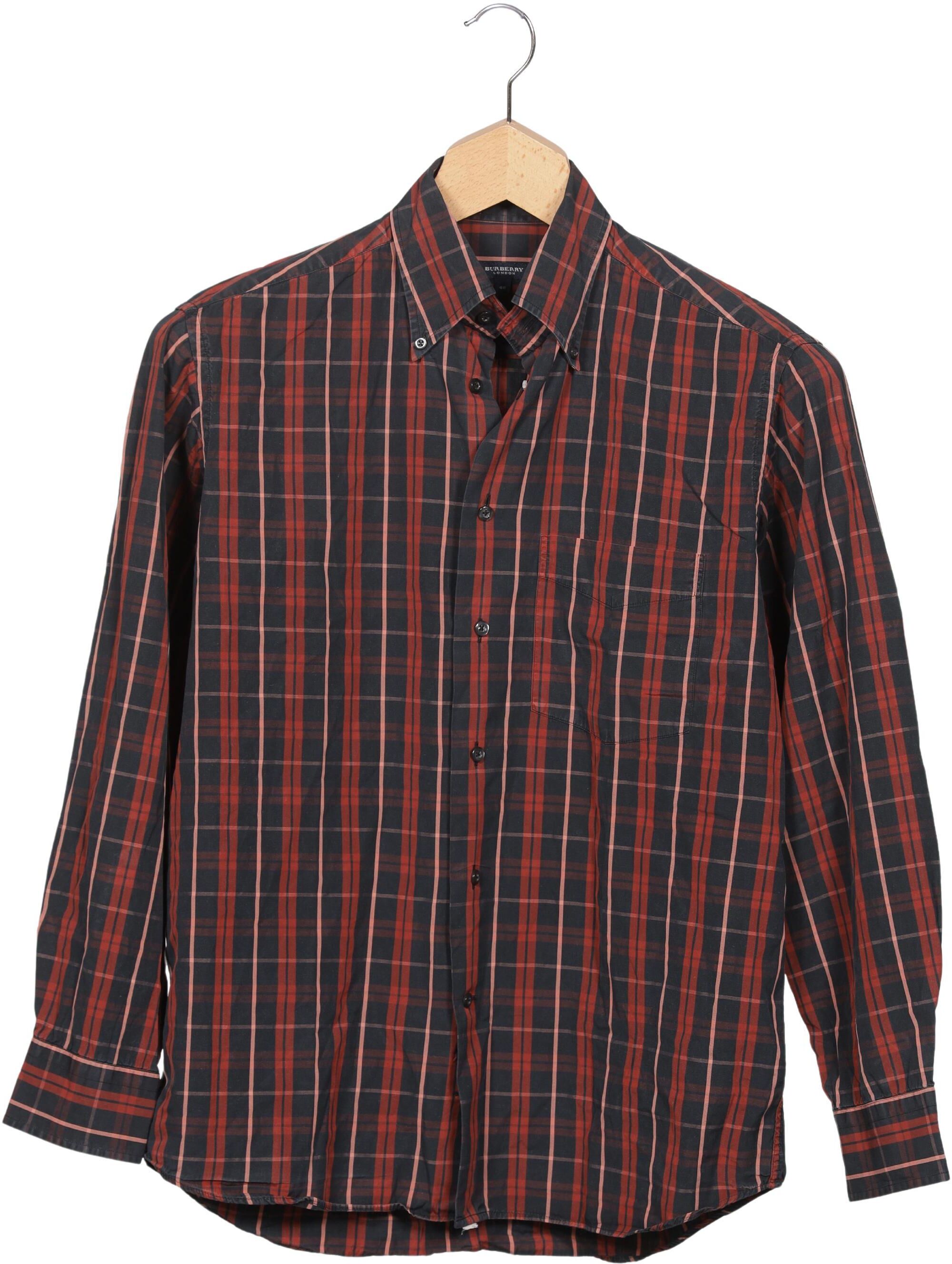 Burberry Herren Hemd, Mehrfarbig, Gr. 40, Baumwolle - Second Hand