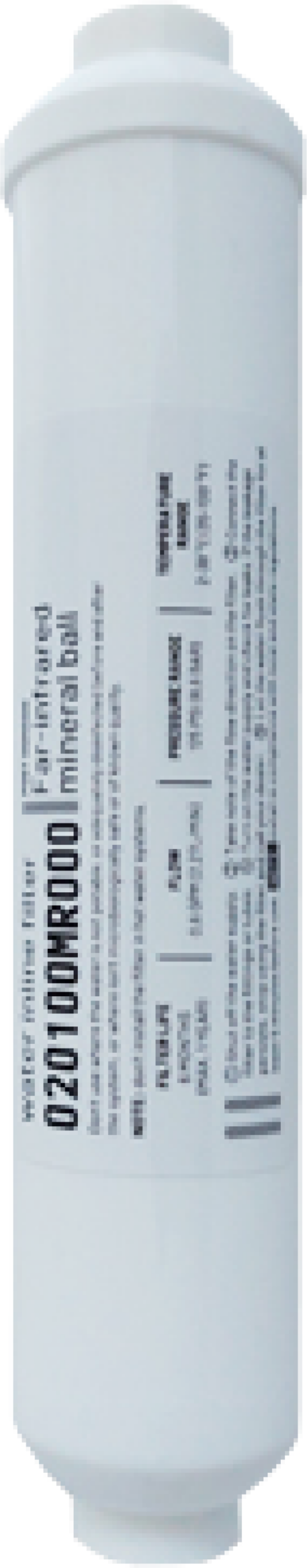 Acquamark Filtro in Linea Far-Infrared Mineral Ball - Post Osmosi 1/4" FPT 2"x10"