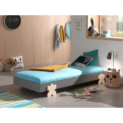 Kinder-/Juniorbertt Modulo ca. 90x200 cm Grau