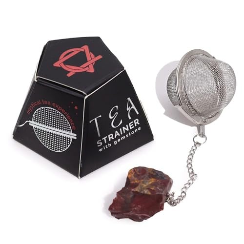 Mookaite edelsteen theezij {Raw Gemstone Tea Strainer - Mookaite}
