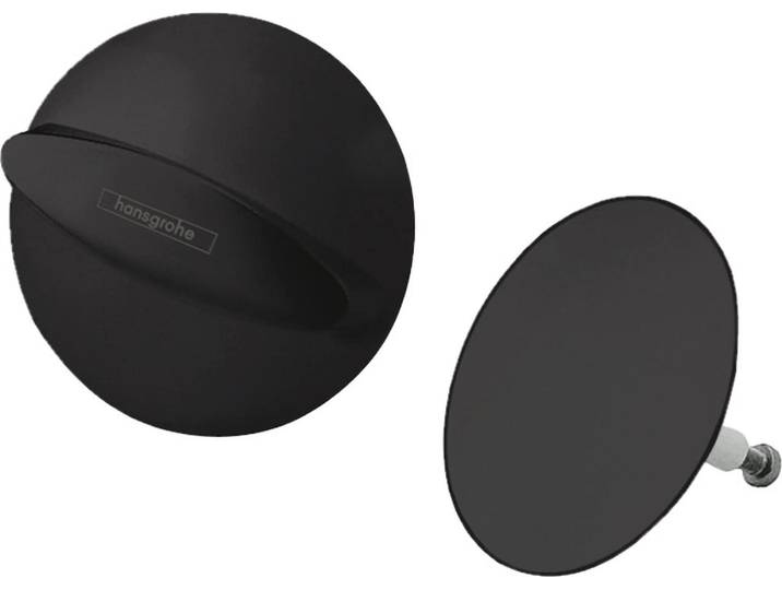 hansgrohe Flexaplus Kit de finition noir mat\, 1 pièce.