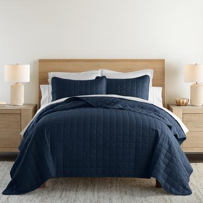 Becky Cameron Premium Ultra Soft Square Quilted Coverlet Set