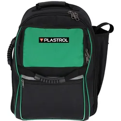 Werkzeug-Rucksack PLASTROL 20 Fächer 47x37x20 cm verstärkt grün-schwarz T-00662