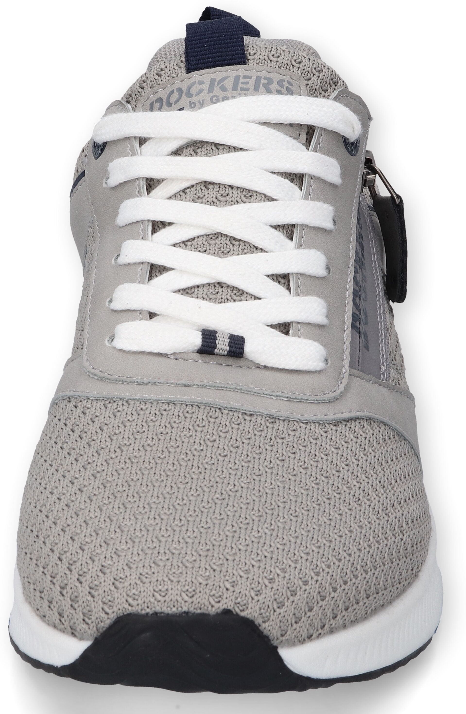 Sneaker DOCKERS BY GERLI, Herren, Gr. 41, Textil, grau, Synthetik, Textil, Schuhe Sneaker, Freizeitschuh, Schnürschuh, komfortabler Schuhweite G (=weit) grau 41, Textil