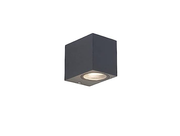 QAZQA baleno - Applique murale Moderne - 1 lumière - H 75 mm - Anthracite - Moderne - Salle de bains