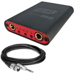 ESI UGM192 Interface mit Hosa XLR zu Klinke Kabel 1m (USB), Audio Interface