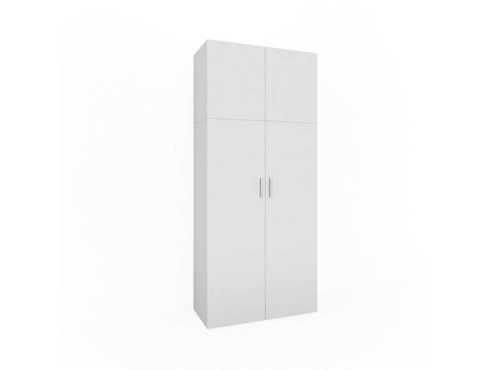 Vicco Aktenregal Ingo Weiß 80 x 182.4 cm, Holzwerkstoff, Rechteckig, 80x182.4x37 cm, Büromöbel, Aktenschränke