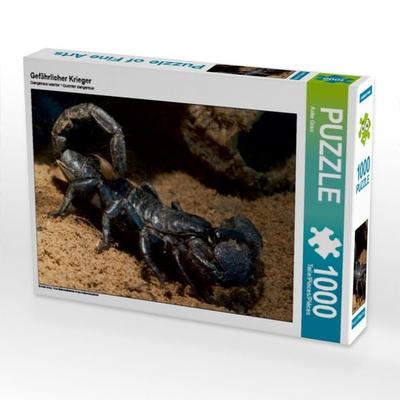 CALVENDO Puzzle Gefährlicher Krieger | 1000 Teile Lege-Größe 64x48cm Foto-Puzzle für glückliche Stunden