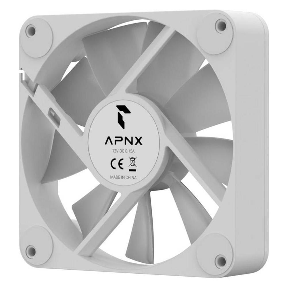APNX FP1-120 PWM Lüfter, ARGB - 120mm, weiss (120 mm, 1x) (FP1-120 WH)