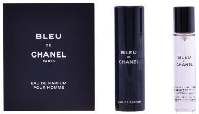 Chanel Bleu Eau De Parfum verdampfte Reise Refill 3x20 ml