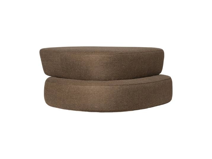 Ferm Living Plyo staple Pouf Dark brown