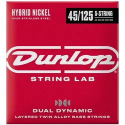 Dunlop Dual Dynamic Hybrid Nickel Bass 5-String (E-Bass), Saiten