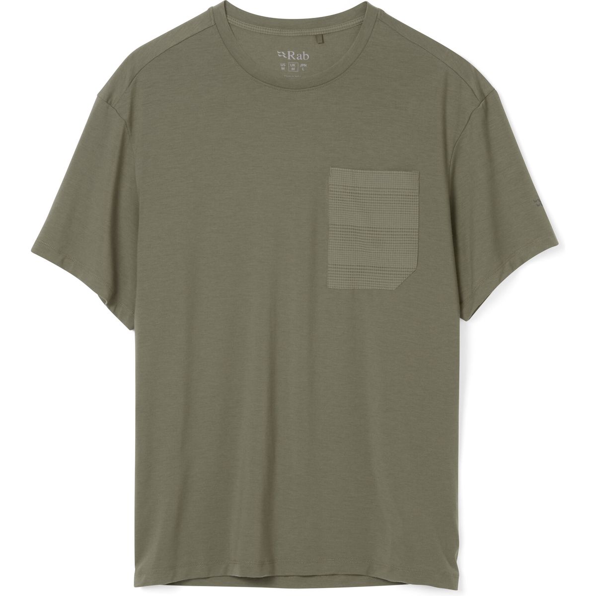 Rab Rivelin Pocket Tee light khaki (LKH) S QBL-75-LKH-SML